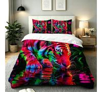 Nuphtun Funda Nórdica Cama 130 Ligero, Tigre Rojo, AQ2020