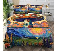 Nuphtun Funda Nórdica Cama 135 Seta Amarilla, Fácil de Limpiar Conjunto de Ropa de Cama con Cremallera Oculta, Microfibra Ropa de Cama 200X200 para Adolescentes Adultos,AQ7540