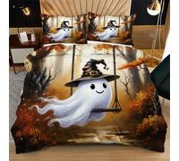 Nuphtun Juego de Cama 200x200 Planta MarróN, Tejido Ligero y Transpirable para Todas Las Estaciones Dormitorios Principales, Gran Durabilidad y Fácil Mantenimiento N4