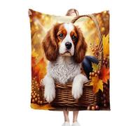 Nuphtun Manta para Cama 130x150 Animal Perro, Manta Franela Ultracompacta 130x150 cm | Tacto Sedoso, Ideal para Viajes y Siestas | Aporta Calidez Instantánea y Comodidad Absoluta D10