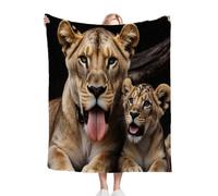 Nuphtun Manta para Sofá 240 x 260 LeóN MarróN, Manta Gigante Premium 240x260 cm | Uso Versátil como Cubrelecho o Manta de Salón, Uso Versátil en Apartamentos y Segundas Residencias K172-