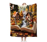 Nuphtun Manta para Sofá Grandes 180x220 Casa Libro, Manta de Franela Extra Suave 180x220 Queen Size | Tejido Duradero para Uso Diario, Mantiene Forma y Colores Tras Lavados B109