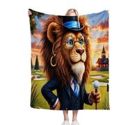 Nuphtun Manta Polar 220 x 240 LeóN MarróN, Manta Maxi Confort 220x240 cm | Suavidad Permanente y Fácil Mantenimiento, Salas de Estar Amplias y Días de Lluvia K270-