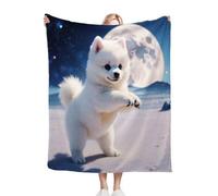 Nuphtun Mantas para Sofas Niños 130 x 150 Animal Perro, Manta de Franela Microfibra 130x150 cm | Suavidad Superior y Lavable a Máquina, Sofá y Tiempo Libre D211