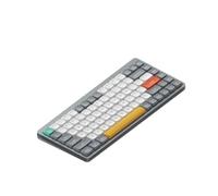 Nuphy AIR75 V2 Teclado mecánico inalámbrico 75 por ciento Interruptores de Perfil bajo Bluetooth 24G Conectividad RGB Packlight Compatible con 75 teclados de la Serie(Grey)
