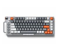 nuphy Field75 HE Teclado para juegos con interruptor magnético, teclado con cable de 83 teclas, control de volumen de una perilla, sensores de efecto Hall, accionamiento ajustable, tasa de sondeo de