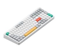 nuphy Halo V2 IO Teclado mecánico inalámbrico con teclas PBT, teclado para juegos personalizado intercambiable en caliente, retroiluminación RGB, BT5.0/USB-C/2,4 GHz Teclado de oficina