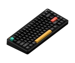 NuPhy Halo V2 IO Teclado mecánico inalámbrico con teclas PBT, teclado para juegos personalizado intercambiable en caliente, marco de aleación de aluminio, retroiluminación RGB, estructura de junta