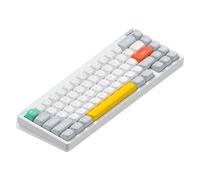 nuphy Halo65 V2 Teclado mecánico inalámbrico con teclas PBT, 65 % teclado para juegos personalizado, compatible con QMK/VIA, BT5.0/USB-C/2.4 GHz, conmutadores blancos de aspberry