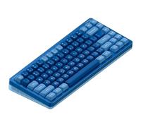 nuphy Halo75 V2 Teclado Mecánico para Juegos, 75% Inalámbrico Hot Swappable Bluetooth, 83 Teclas, Retroiluminación RGB, Soporta Bluetooth/2.4GHz/USB-C - (Azul, Raspberry (46gf))