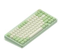 Nuphy Halo75 V2 - Teclado para juegos inalámbrico Bluetooth, retroiluminado RGB 83 keys, compatible Bluetooth/2.4GHz/USB-C (verde, frambuesa}