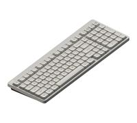 nuphy Teclado mecánico inalámbrico Node100, teclado de perfil bajo personalizado intercambiable en caliente, 103 teclas, teclados para juegos de computadora, soporta gestos táctiles, teclas PBT