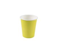 Nupik - 20 Vasos Desechables de Cartón Reciclables Lima 270 ml (9oz) - Para Café, Degustaciones y Bebidas Frías o Calientes - Apto para Cumpleaños, Oficina, Hostelería, Máquina Expendedora