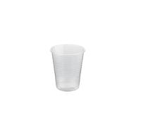 Nupik - 25 Vasos de Plástico Transparente Desechables de Polipropeno 240 ml - Material Ecológico Reutilizable y Reciclable - Ideal para Fiesta, Cumpleaños y Navidad