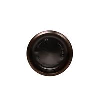 Nupik - Pack 25 Platos Reutilizables 165 mm Negros,de Poliestireno, Resistentes y Ligeros, Ideales para Fiestas, Eventos y Catering