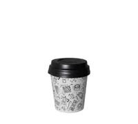 Nupik - Packs de Vasos de Cartón + Tapas - Ideal para café u otras bebidas - Fabricados con papel reciclable (Pack de 25 uds (120 ml))