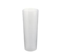 Nupik - Packs de vasos de plástico duro reutilizables y reciclables (material ecológico) (Pack 8 Vasos de Tubo de 300 ml)