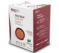 NUPO Diet Meal Chili Sin Carne - Comida Dietética Premium para el Control de Peso I Sustituto Completo de la Comida para el Control de Peso I 10 Raciones I Vegana, Sin Gluten, Sin OMG
