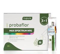 Nupure Max Spektrum N95 Sachets - El espectro de probióticos más amplio del mundo, 95 cepas científicamente probadas, soporte digestivo e intestinal, 20 mil millones de CFU, sabor a limón, 28 días