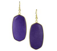 Nupuyai Mujer chapado en oro Lila howlita turquesa