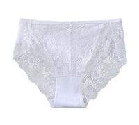 Nuqqichongtian Lencería para mujer - Bikini con espalda y tanga, ropa interior con cintas, tanga, tanga sexy y fina, con bordado de flores, ropa interior de malla, cintura baja