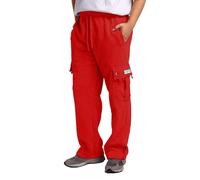 Nuqqichongtian Pantalones Baggy Hombre Casuales Trabajo Cargo Elásticos A La Moda Aire Libre Senderismo Largos Deporte Pants Exterior Grandes Ligeros Cordón Stretch Elástica Algodón Bolsillos Joggers