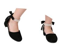 Nuqqichongtian Zapatos de bailarina para niñas, zapatos de bailarinas para niña, Mary Jane Planos, princesas, zapatos escolares, zapatos planos, suela antideslizante, zapatos infantiles para vestidos