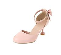 Nuqqichongtian Zapatos de ballet para niña, bailarina para niñas, brillantes, princesas, fiestas, carnaval, bailarinas, zapatos de boda, zapatos de tacón de lentejuelas para niños, cosplay, zapatos de