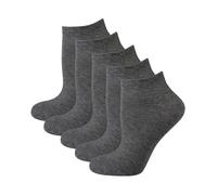 Nur Der Herren Sneaker Classic 5er Calcetines, Beige (Mittelgraumel. 346), 43/46 (Talla del Fabricante: 43-46) (Pack de 5) para Hombre