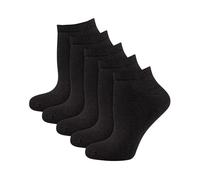 Nur Der Herren Sneaker Classic 5er Calcetines, Negro (Schwarz 940), 43/46 (Talla del Fabricante: 43-46) (Pack de 5) para Hombre
