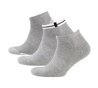 Nur Der Herren Sneaker Socken Sport 3er, 485531 - Calcetines cortos para hombre, color grau (graumelange), talla 39/42 (Talla fabricante: 39-42)