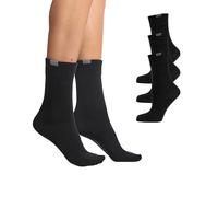 Nur Die 487819/Damen Passt Perfekt Socken 3er - Calcetines para mujer, color schwarz (schwarz 940), talla 35/38