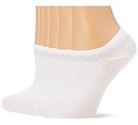 Nur Die 6er Feines Schuhsöckchen Calcetines, Blanco (Weiss 30), 39/42 (Talla del Fabricante: 39-42) (Pack de 6) para Mujer