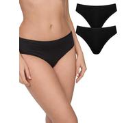 Nur Die 822255, Braguita Para Mujer, Negro (Negro 094), 38, Pack de 2