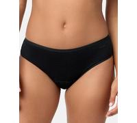 Nur Die All Carefree Briefs, Absorbente, Discreto Lavado higiénico, Lavable y Reutilizable, Hecho de algodón Ropa Interior, Negro, 44-46 para Mujer