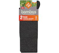 Nur Die Calcetín térmico de bambú grueso cálido suave invierno calcetines térmicos transpirable hombres, gris antracita., 42
