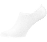 Nur Die Calcetines Cortos Invisibles de bambú Antideslizantes Especialmente Suaves, Blanco, 39-42 para Hombre