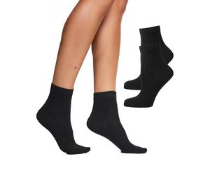 Nur Die Calcetines cortos para mujer, Negro, 35-38