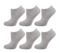 Nur Die Da. Sneaker BW 6er Calcetines, Hellgraumelange, 39-42 (Pack de 6) para Mujer