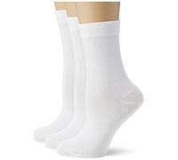 Nur Die Damen Ohne Gummi Socken 3er - Calcetines Mujer, color blanco, talla 39/42