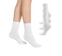 Nur Die Damen Passt Perfekt Socken 3er, 487819 - Calcetines para mujer, Blanco (weiß 920), W35/L38