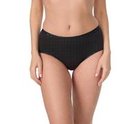 Nur Die Hüftslip aus Gots Bio-Baumwolle Maxislip Highwaist Unterwäsche Unterhosen Basic Stetch Bragas, Negro, 42-44 Mujeres