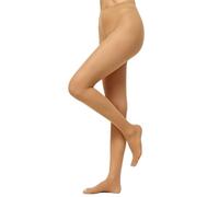 Nur Die - Medias transparentes para mujer, talla 38 (XS/S), color Beige (Mandel 116)