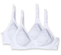 Nur Die Mujer 2er Pack Damen Baumwoll BH Sujetador Not Applicable, Blanco (Weiß 30), 100C (Talla del Fabricante: 85C)