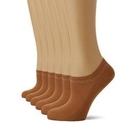 Nur Die Mujer 6er Feines Schuhsöckchen Calcetines Not Applicable, Marrón (Amber 230), 35/38 (Talla del fabricante: 35-38)