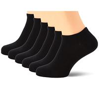 Nur Die Calcetines Sneaker BW Negro 39-42 Pack de 6 para Mujer