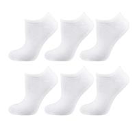 Nur Die Da. Sneaker BW 6er Calcetines, Weiss, 39-42 (Pack de 6) para Mujer