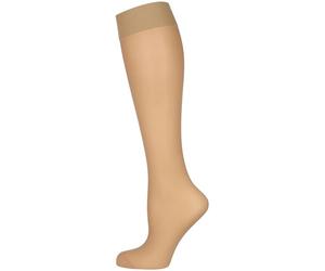 Nur Die Rodillera Ajustada Medias, marrón, Talla única para Mujer