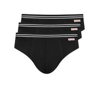 Nur Die Slip Cotton Stretch-Pack de 3 Bragas de algodón Ropa Interior, Negro, L para Hombre