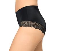 Nur Die Smooth Midwaist Lace Slip Shapewear - Bragas Moldeadoras de Abdomen con Encaje Light Shaping Bragas Corpiño Cintura Alta Control de Vientre Mujer
